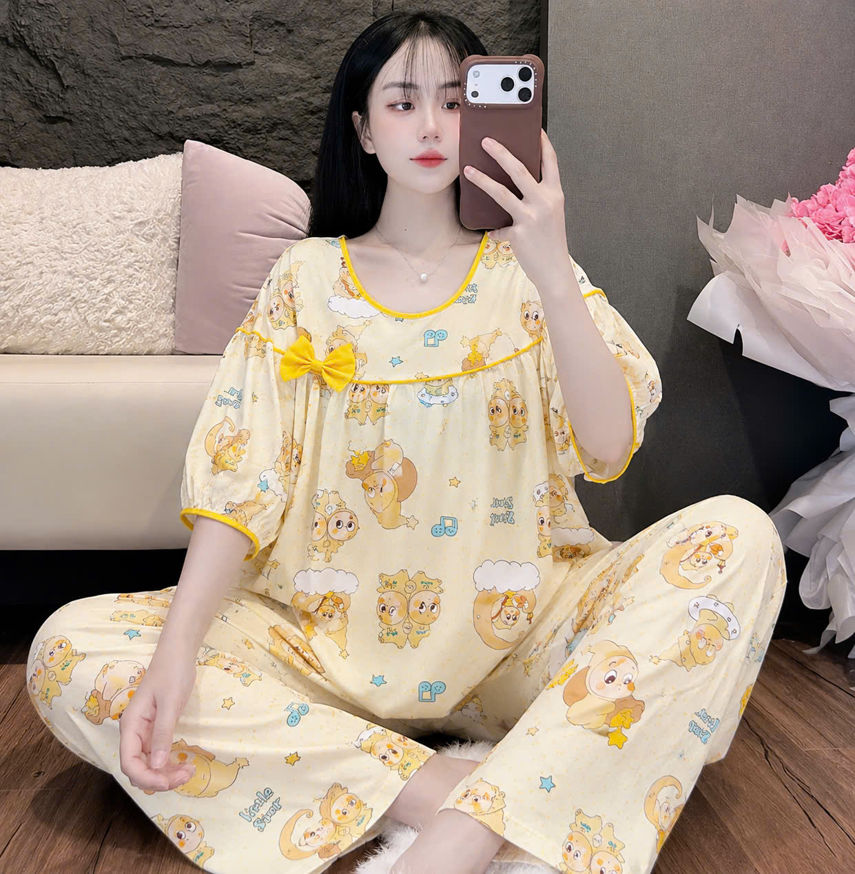 Bộ tole phối nơ dể thương