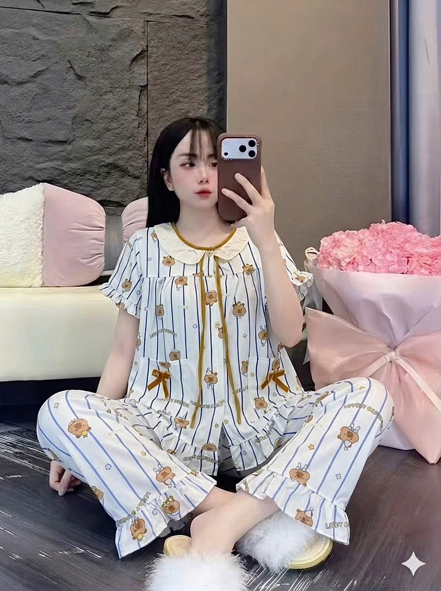 tay ngắn lụa đũi mềm