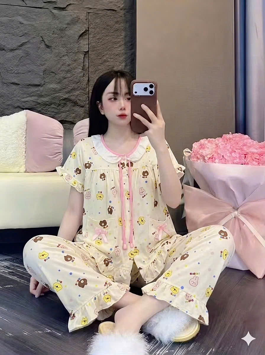 tay ngắn lụa đũi mềm