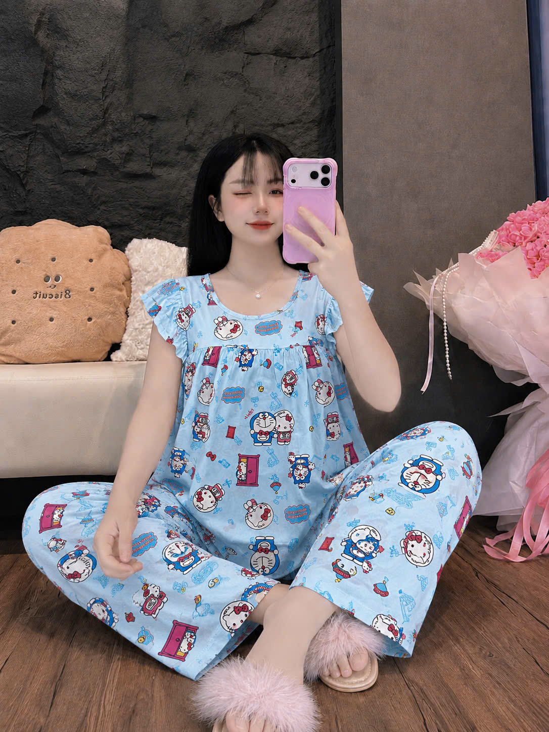 tay tiên quần dài tole dể thương