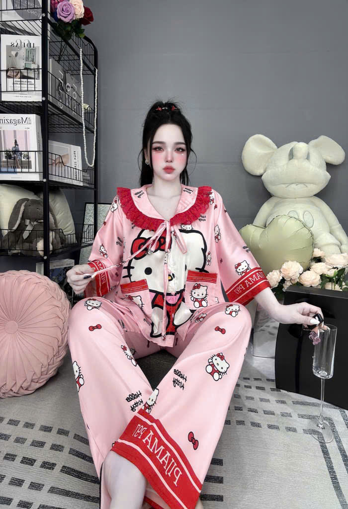 Tay lững lụa latin quần dài