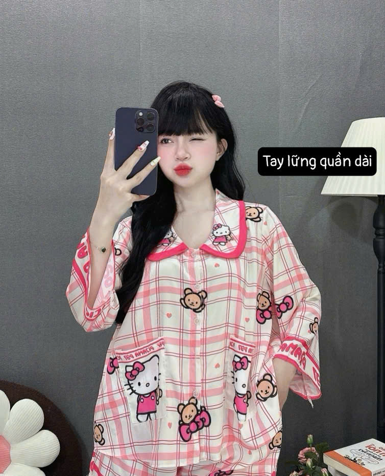 Tay lững lụa latin quần dài