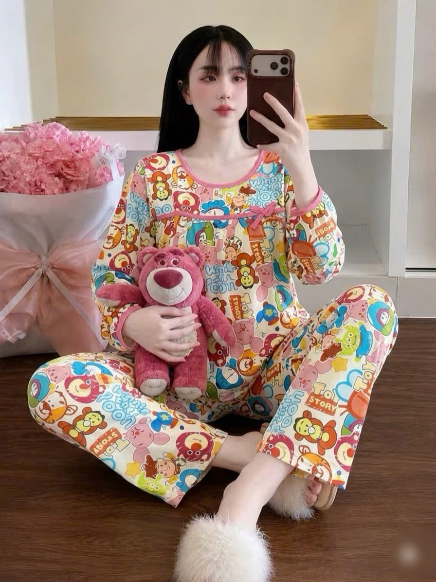 15 mẫu tole tay dài quần dài