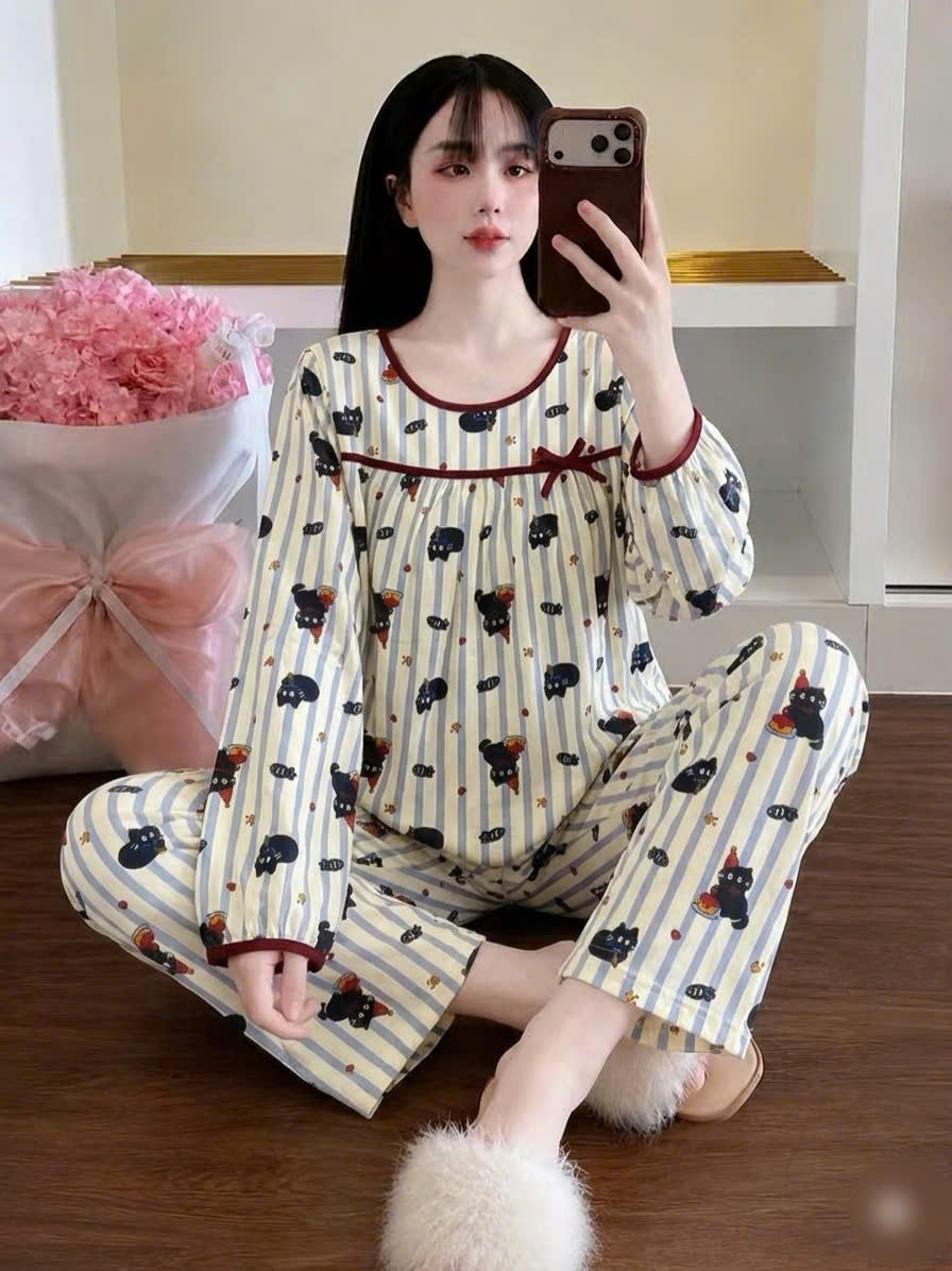 15 mẫu tole tay dài quần dài