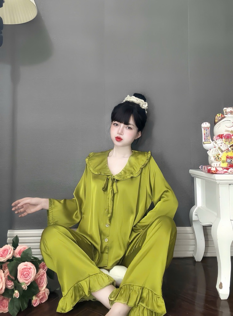 Đồ bộ tay lững lụa latin