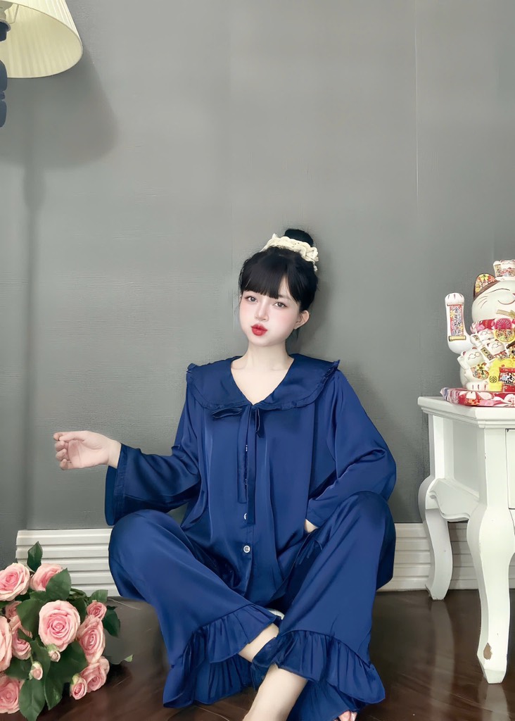 Đồ bộ tay lững lụa latin