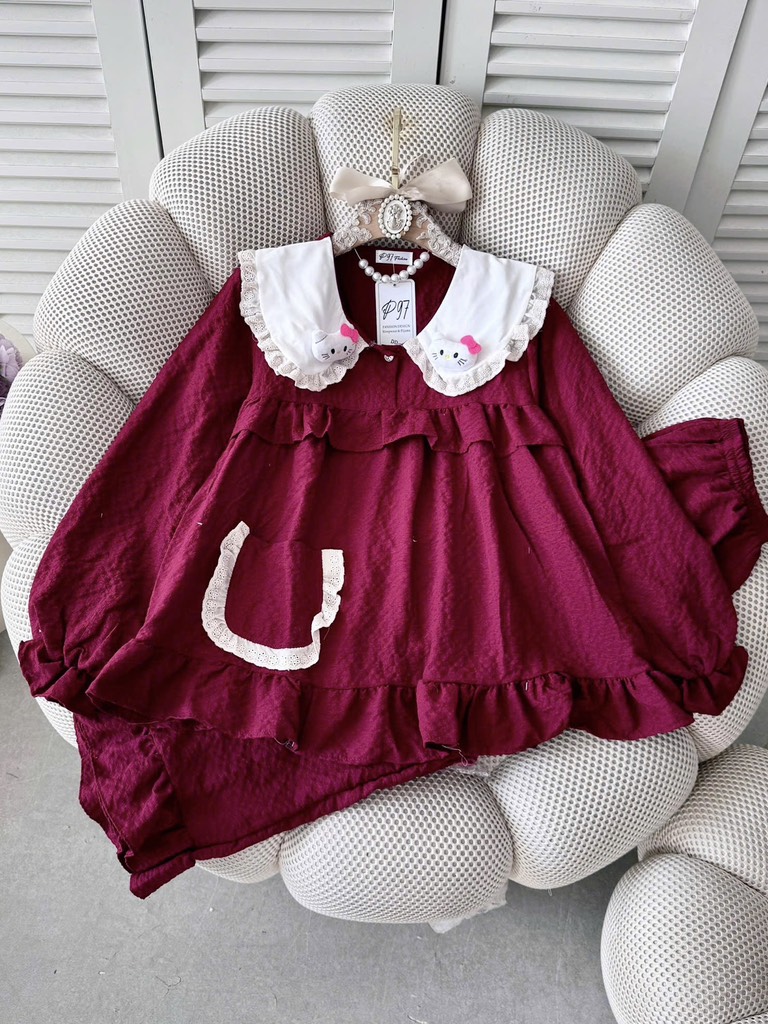 Đồ bộ tay dài lụa đũi mềm