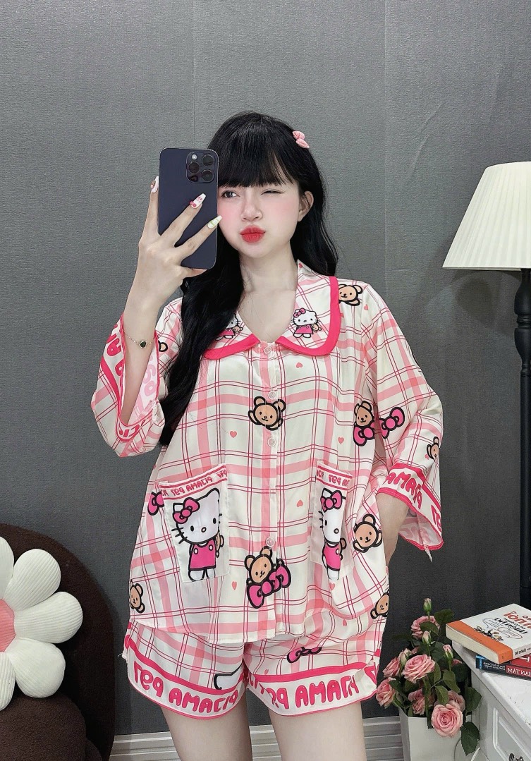 Đồ bộ tay lững lụa latin
