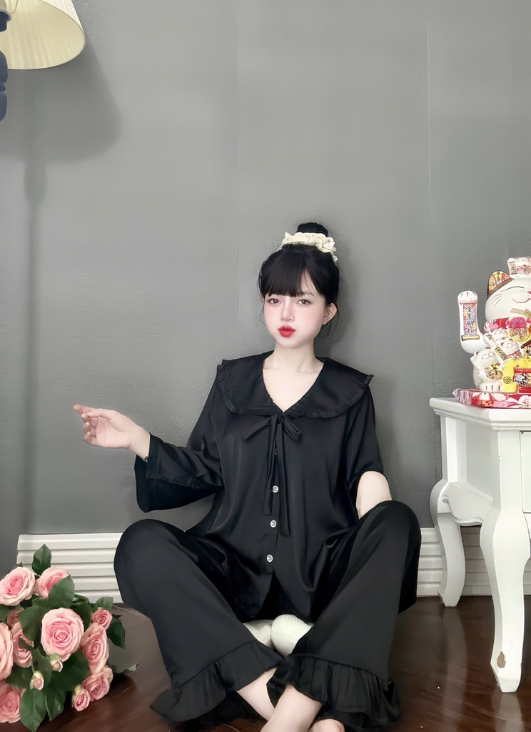 Đồ bộ tay lững lụa latin