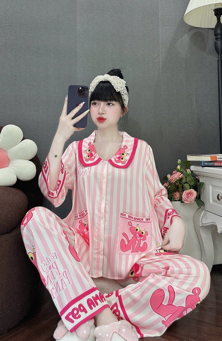 Đồ bộ tay lững lụa latin