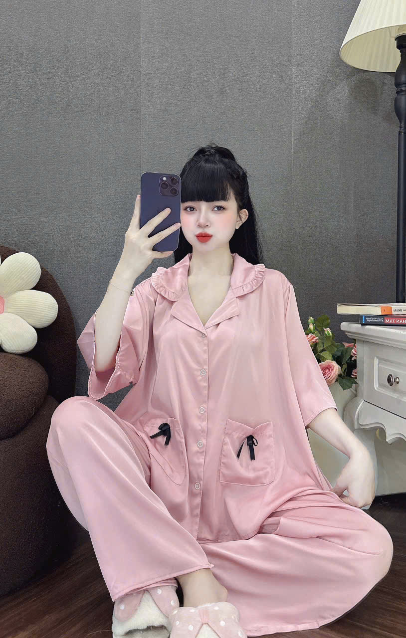 Đồ bộ tay lững lụa latin