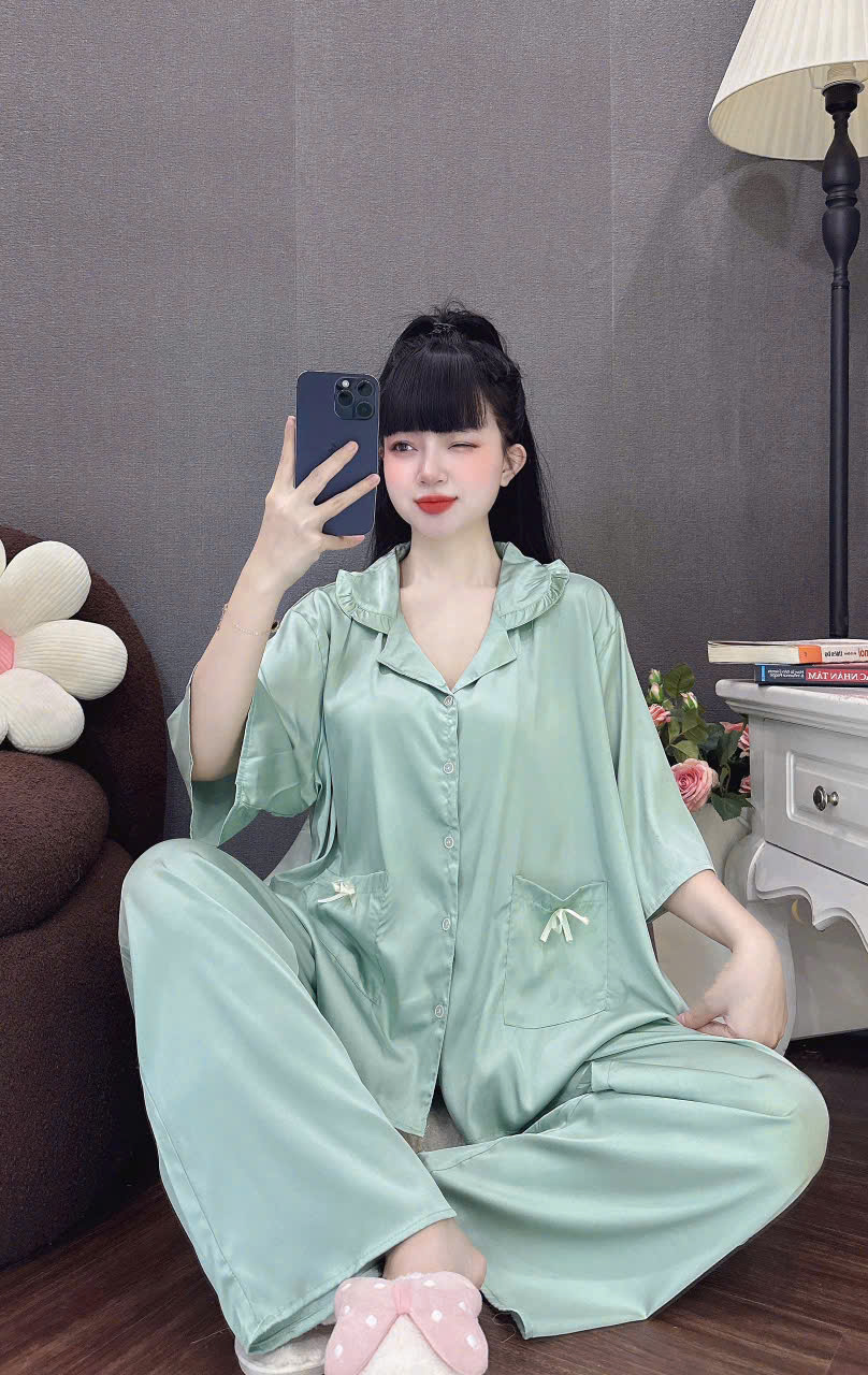 Đồ bộ tay lững lụa latin