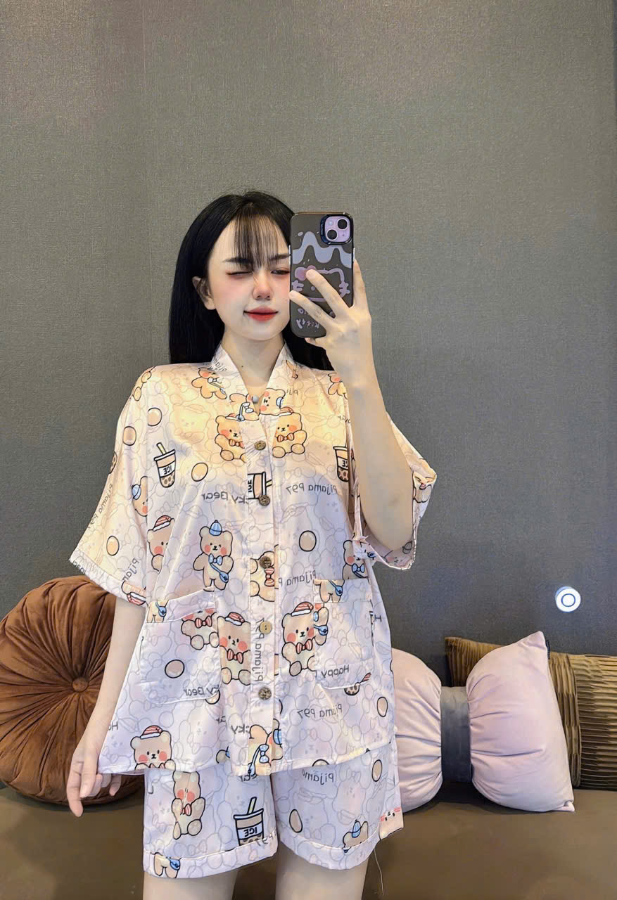 Đồ bộ đùi cánh dơi lụa latin