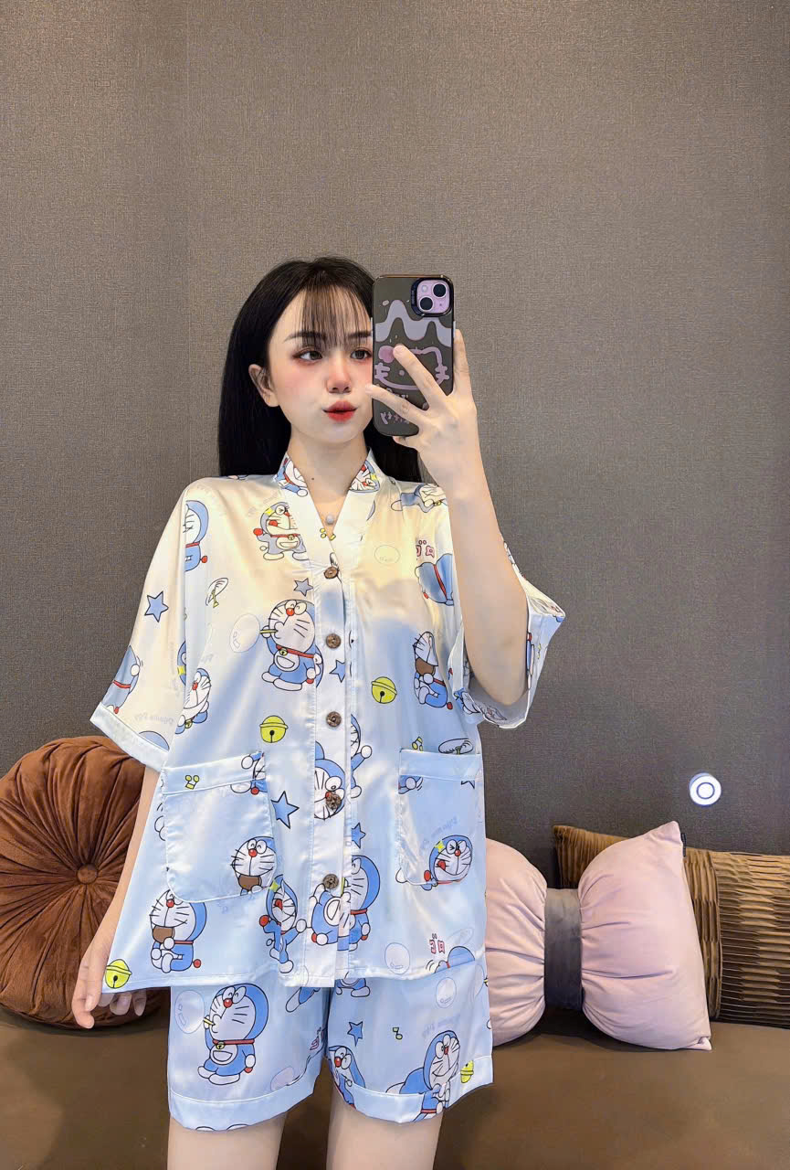 Đồ bộ đùi cánh dơi lụa latin