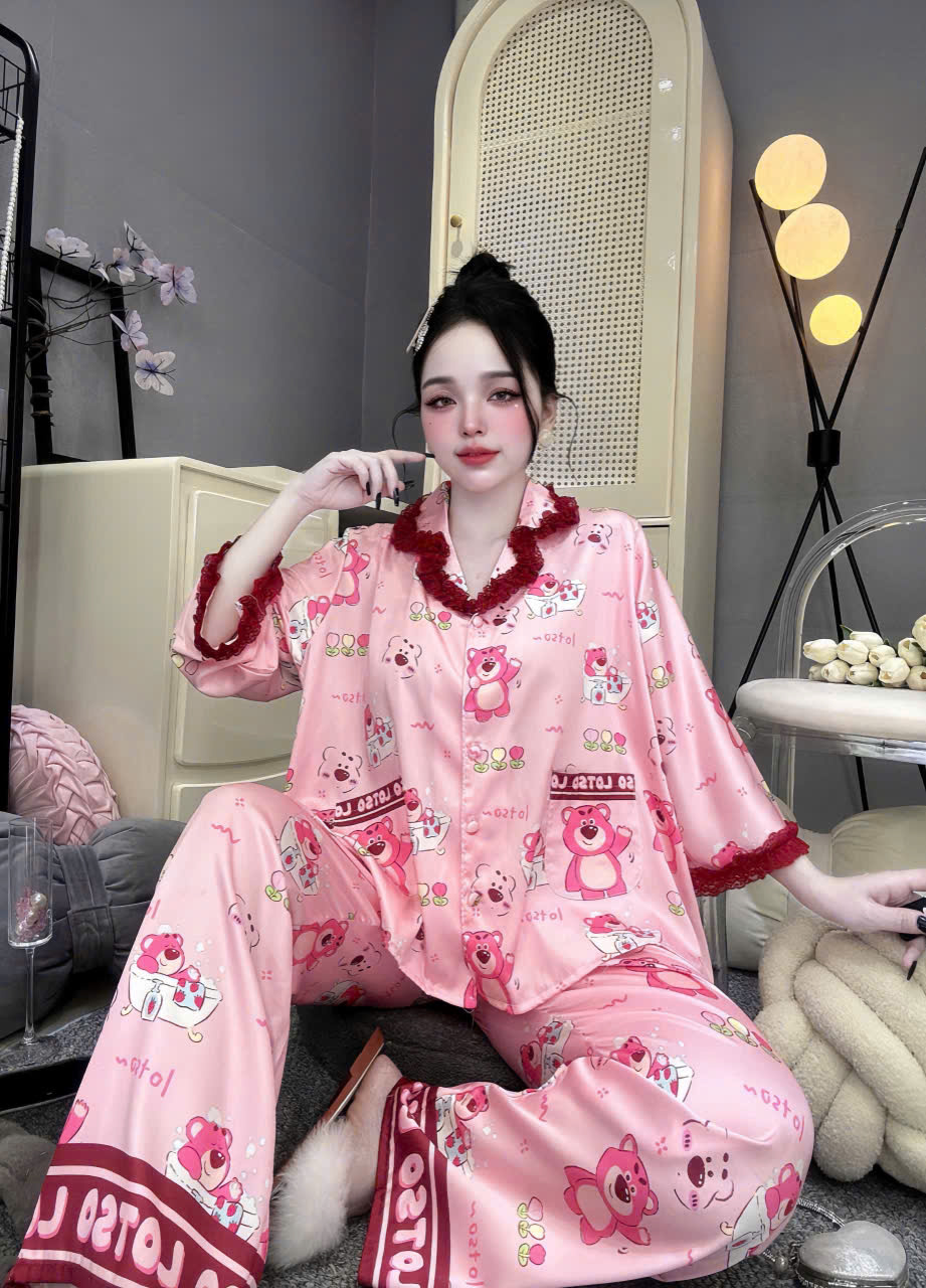Đồ bộ tay lững lụa latin