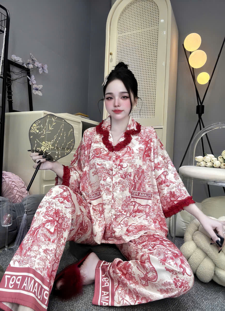 Đồ bộ tay lững lụa latin