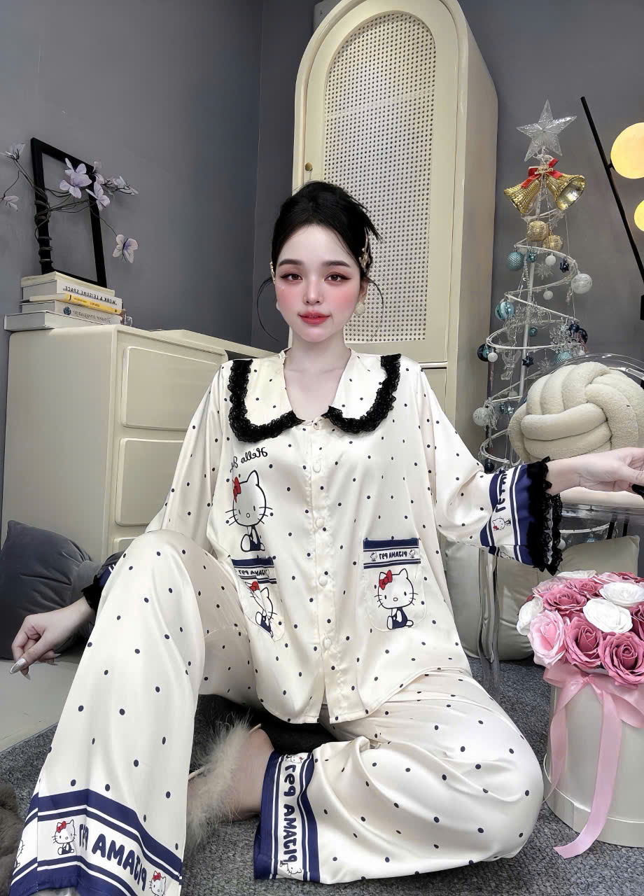 Đồ bộ tay lững lụa latin