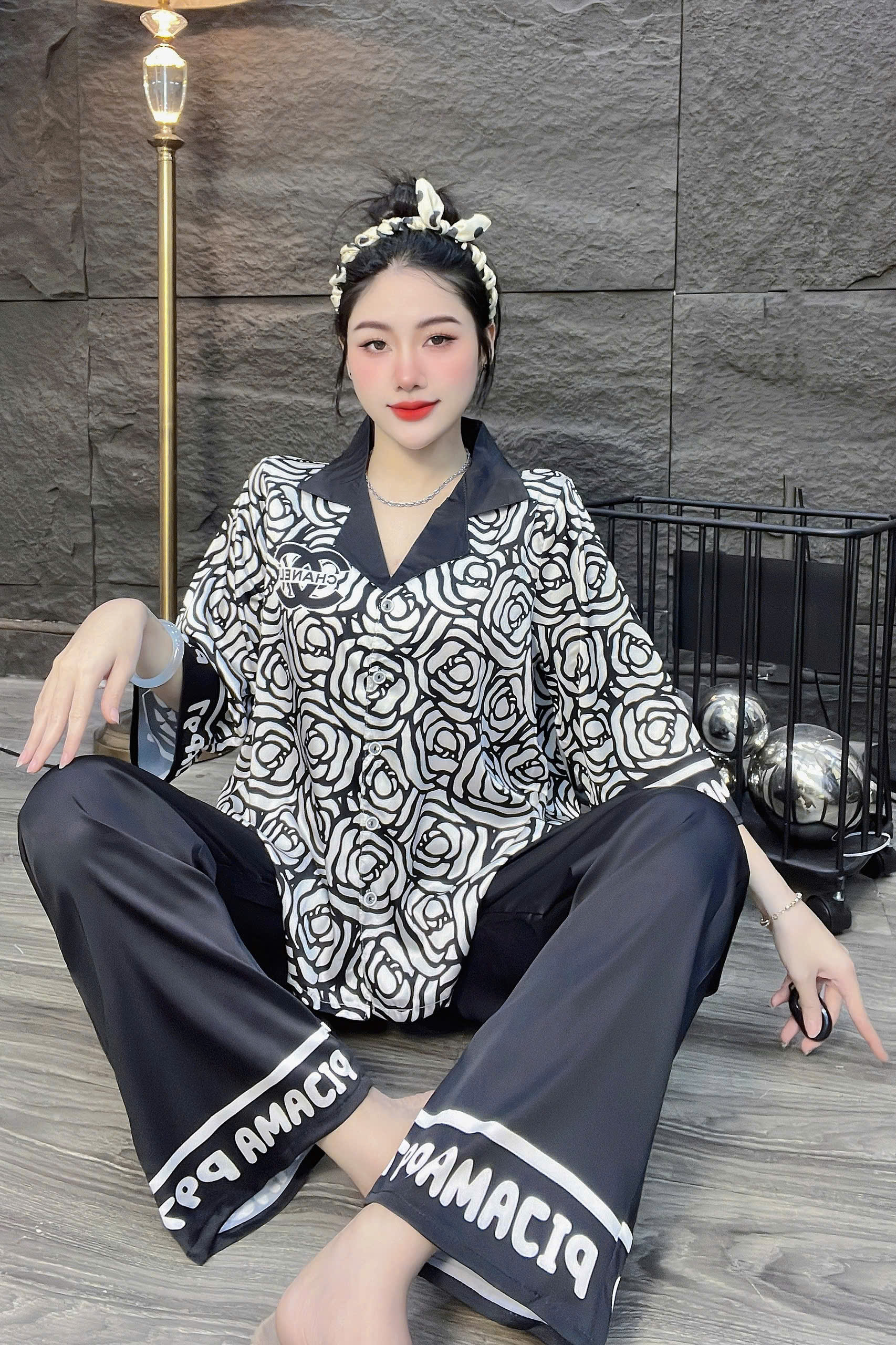 Đồ bộ tay lững lụa latin