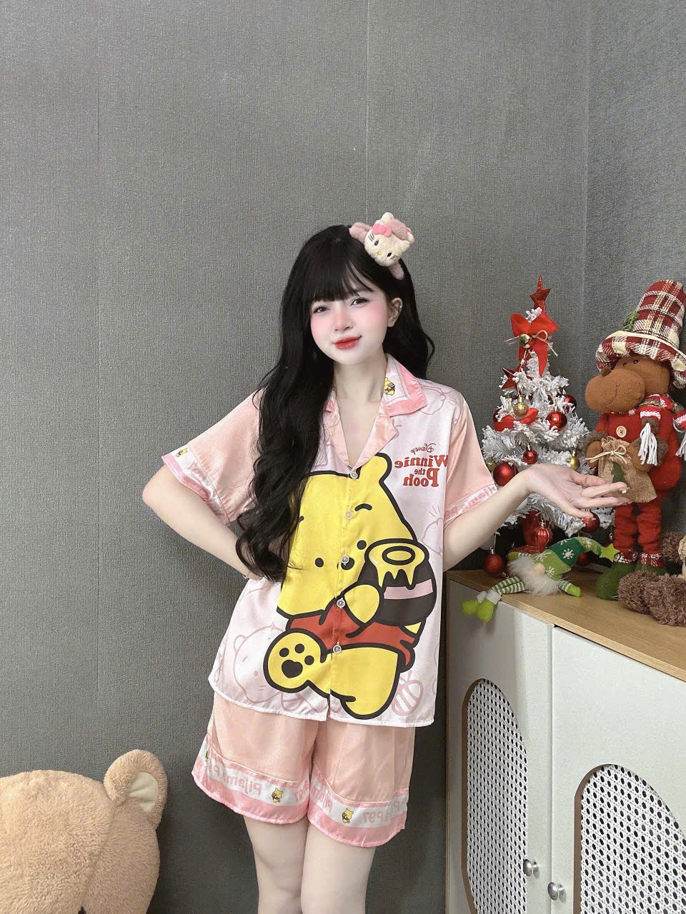 Đồ bộ đùi lụa latin