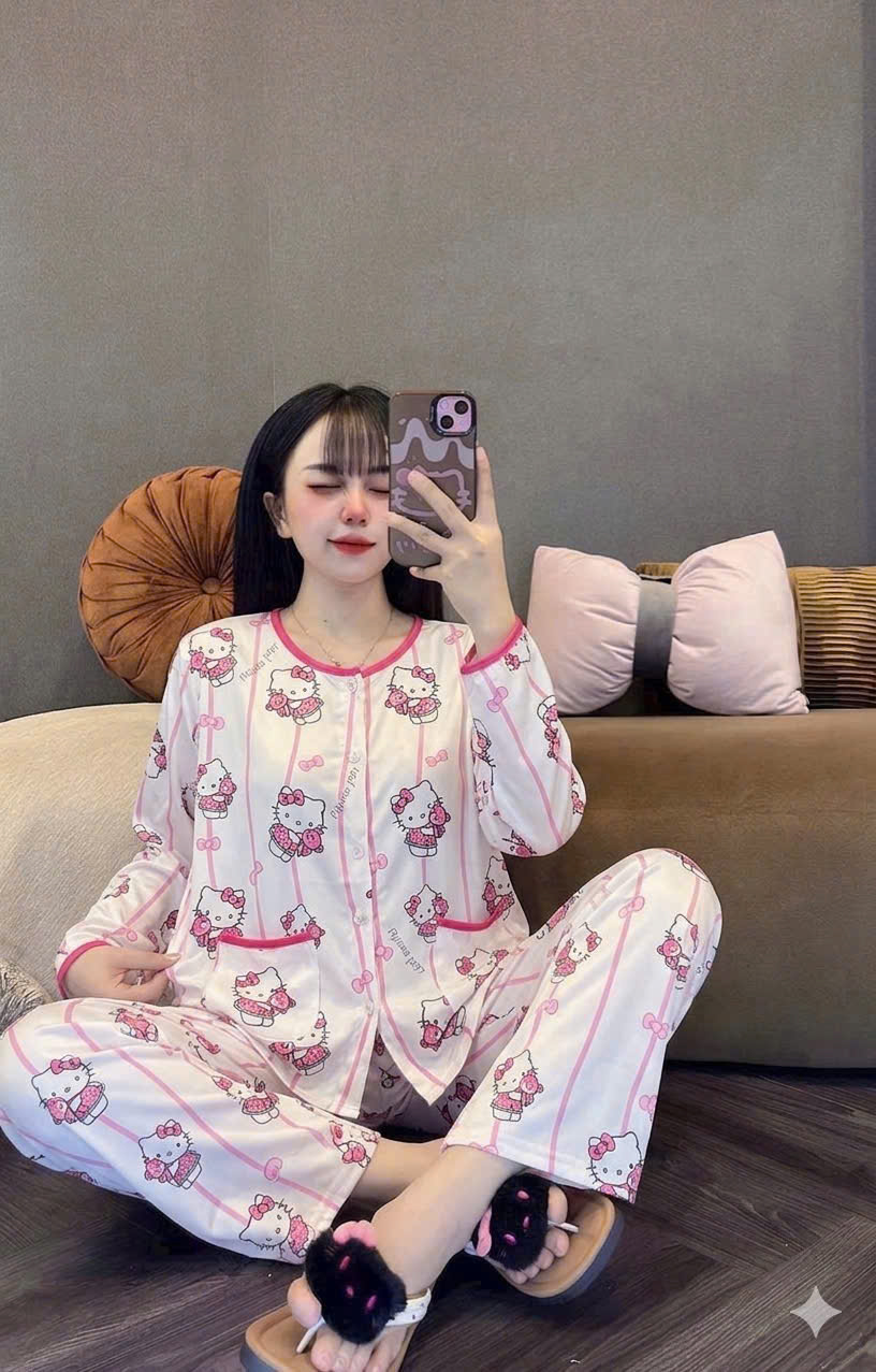 20 Mẫu tay dài cổ tròn lụa latin