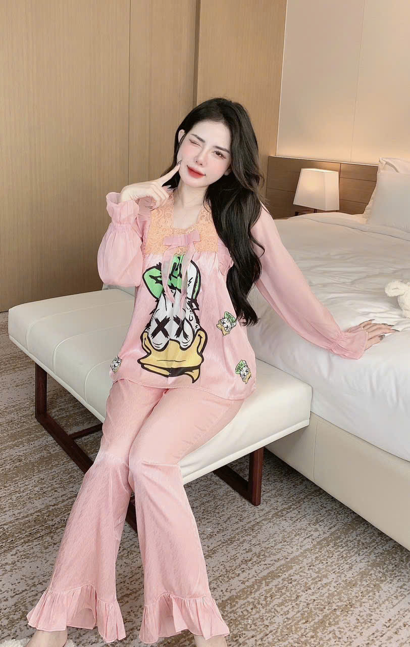 28 Đồ bộ tay dài lụa xước