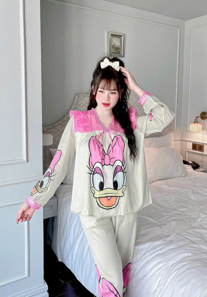 28 Đồ bộ tay dài lụa xước