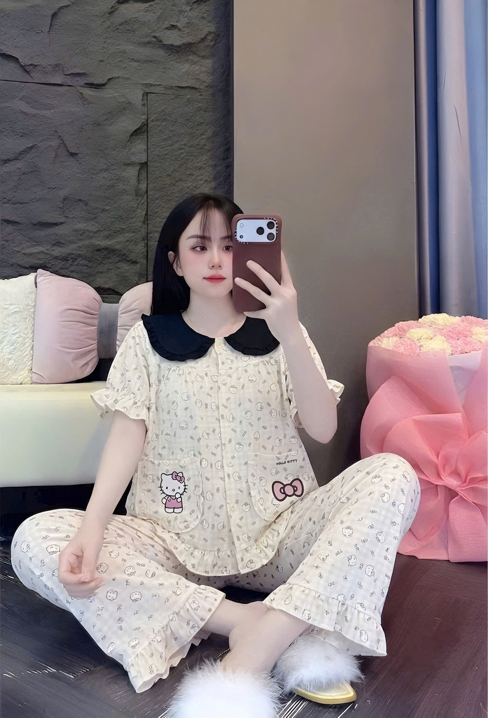 15 mẫu tay ngắn lụa đũi mềm dể thương