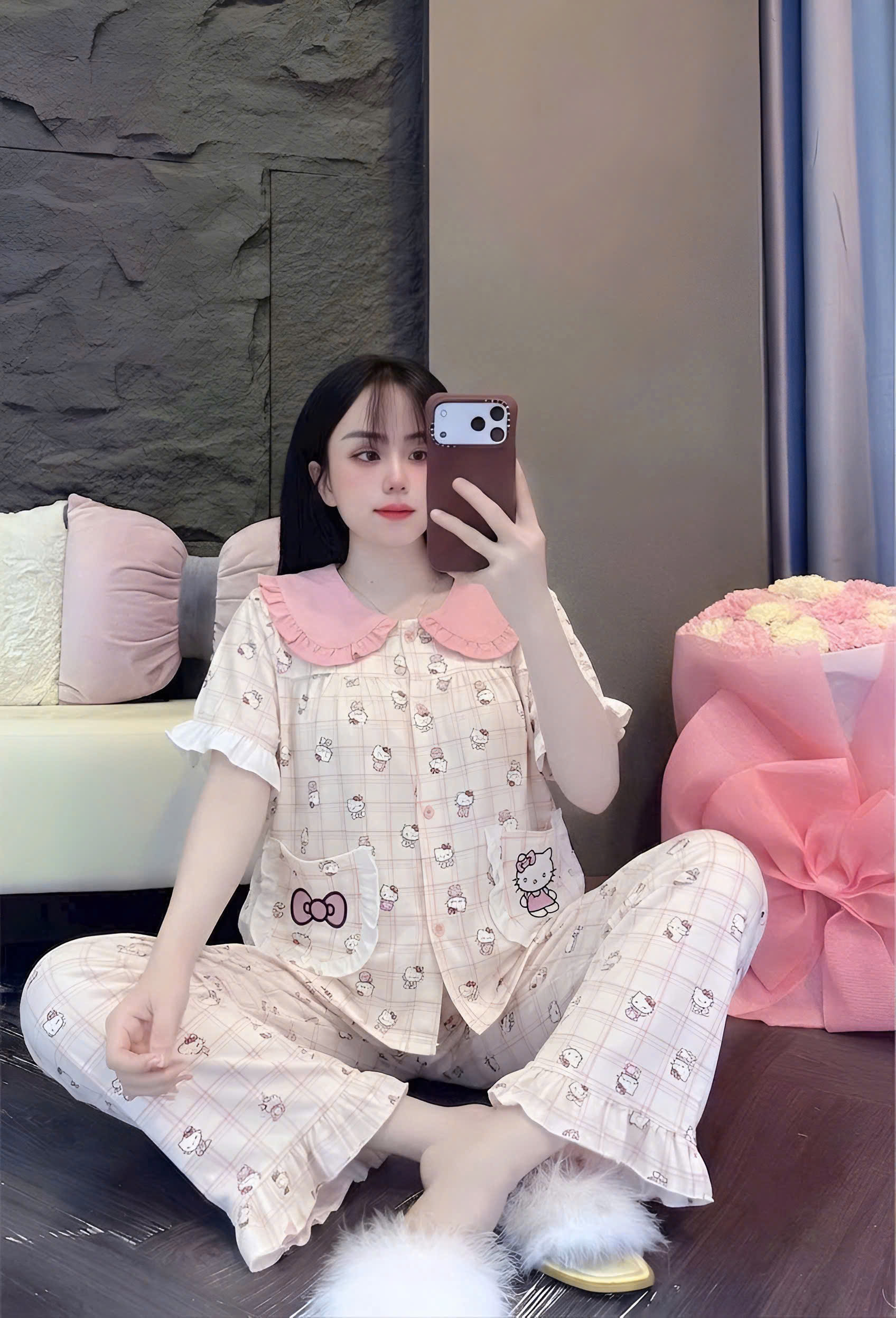 15 mẫu tay ngắn lụa đũi mềm dể thương