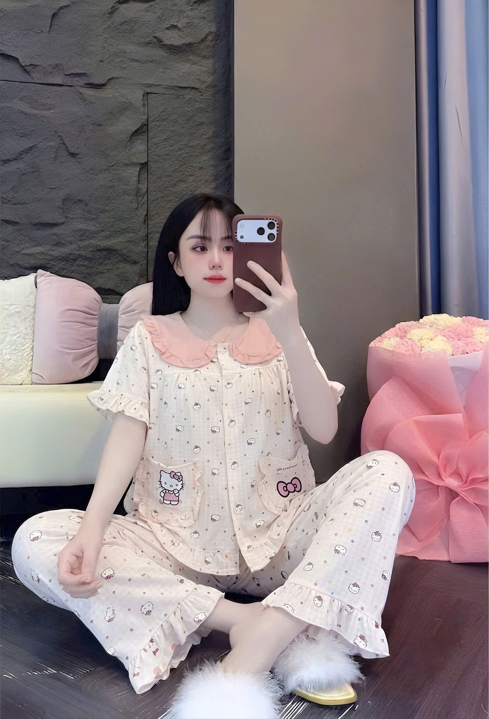 15 mẫu tay ngắn lụa đũi mềm dể thương