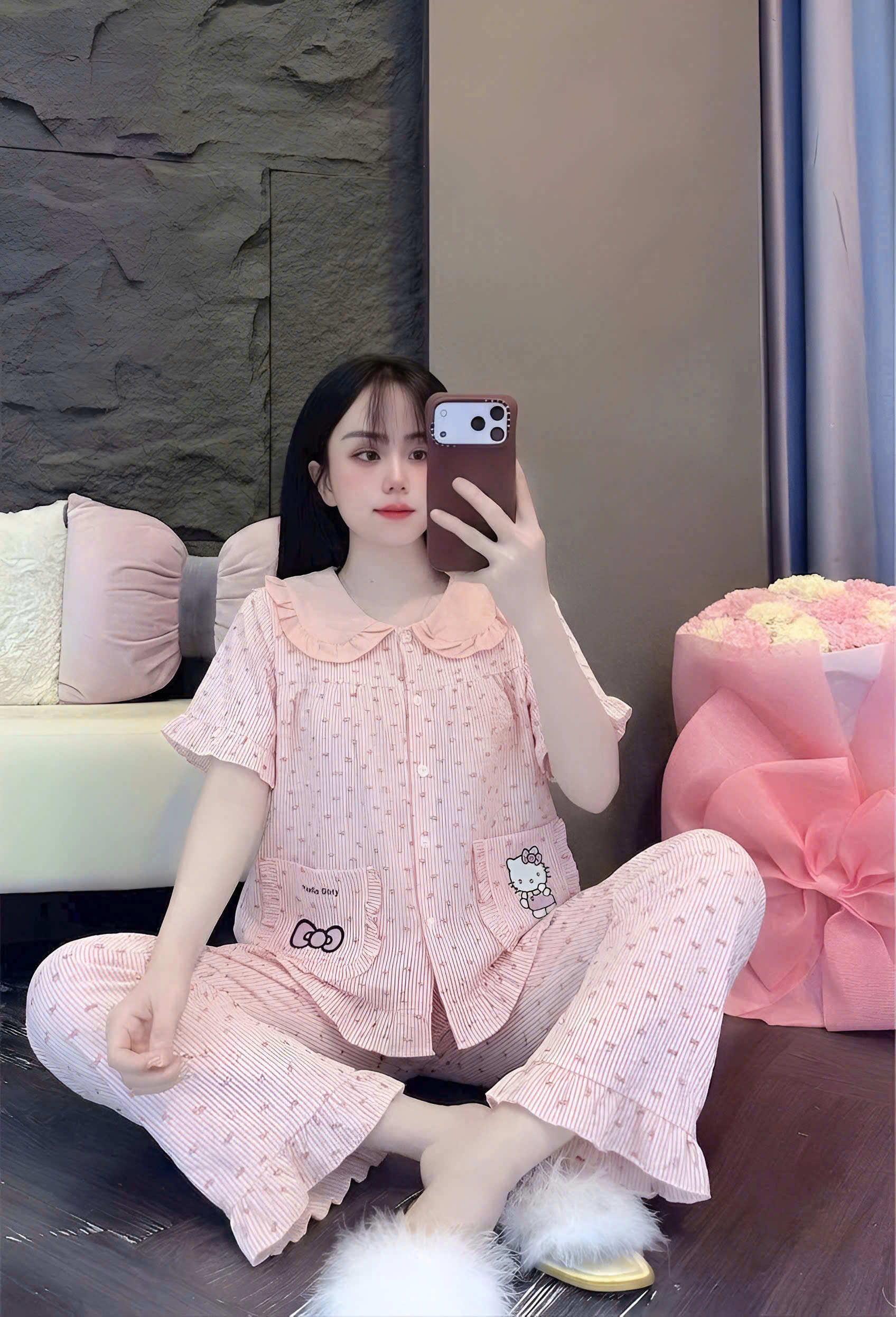 15 mẫu tay ngắn lụa đũi mềm dể thương
