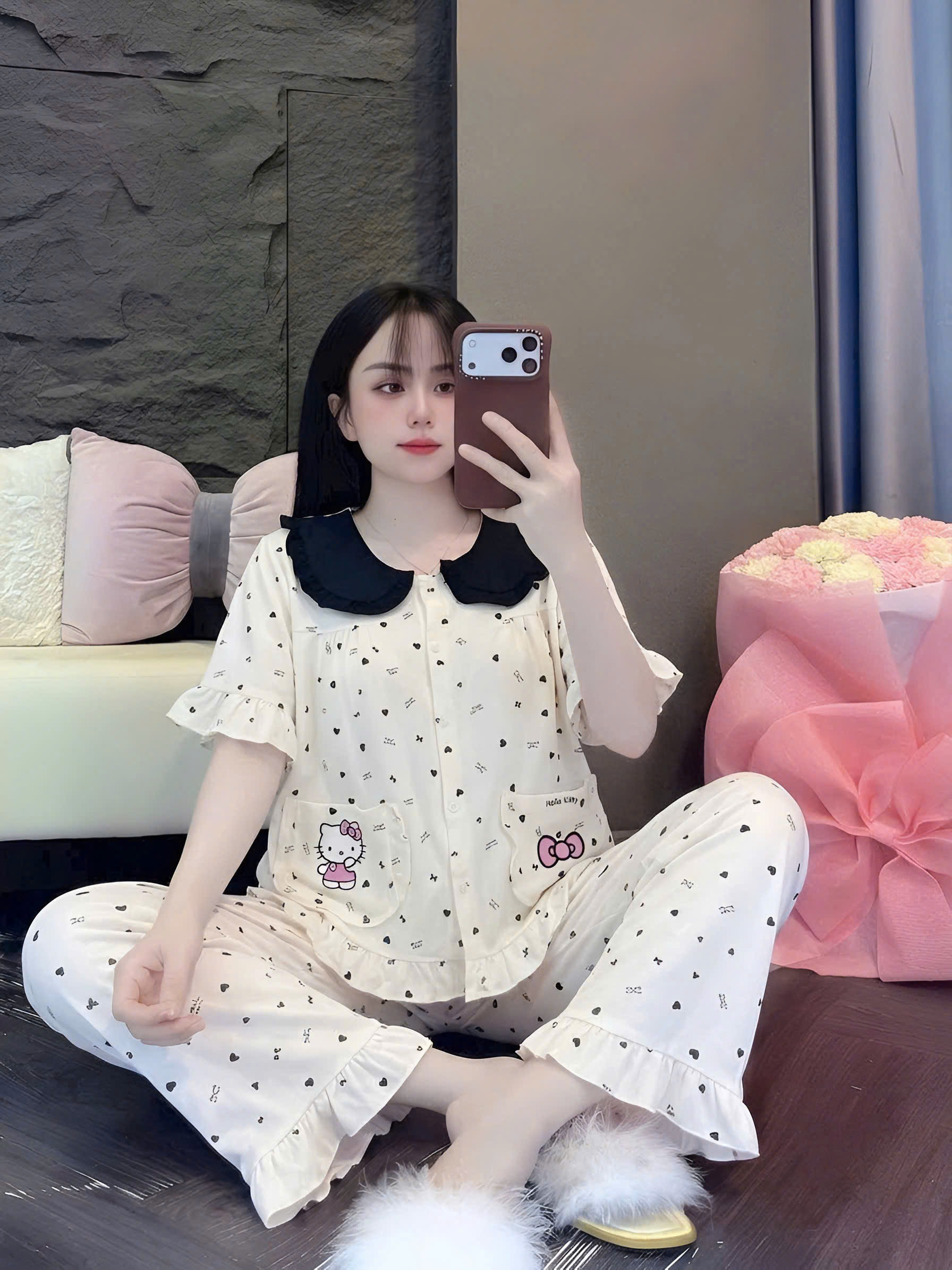 15 mẫu tay ngắn lụa đũi mềm dể thương