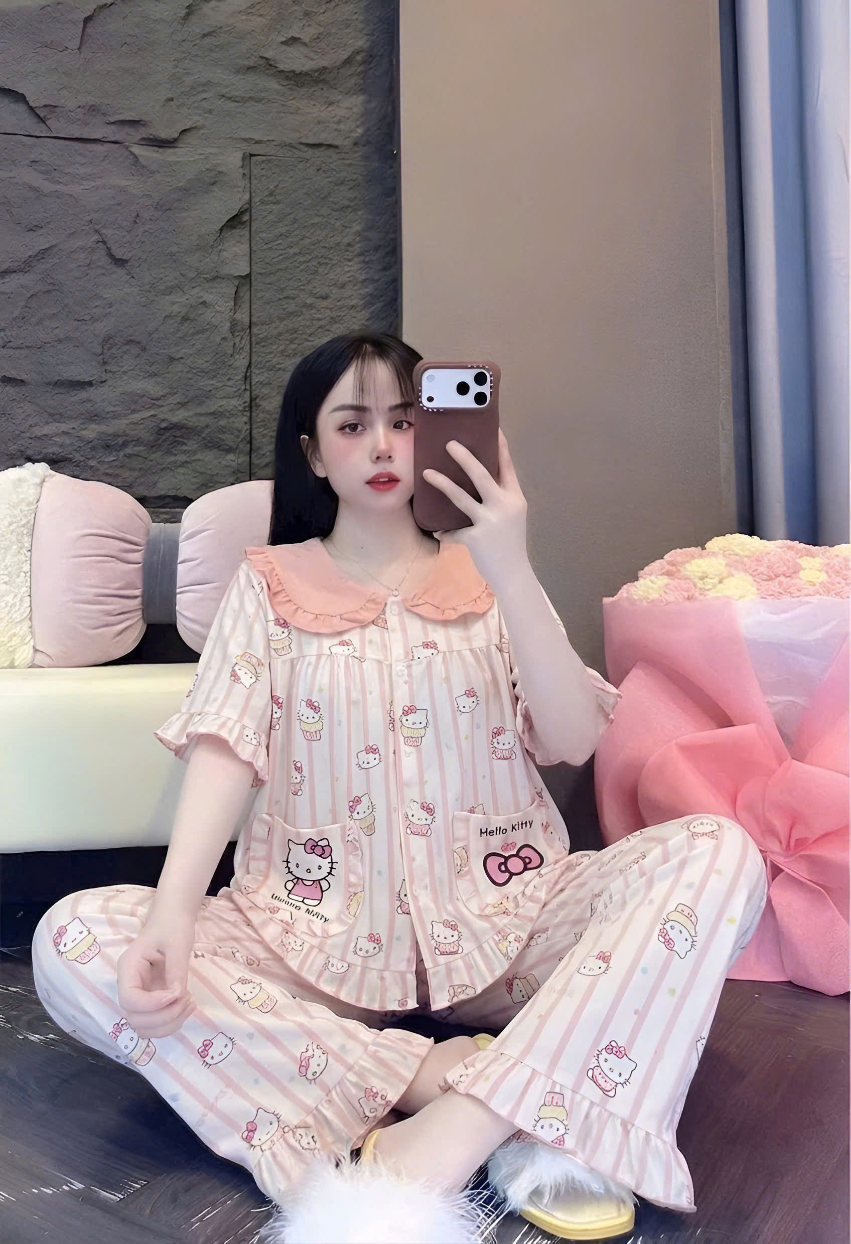 15 mẫu tay ngắn lụa đũi mềm dể thương