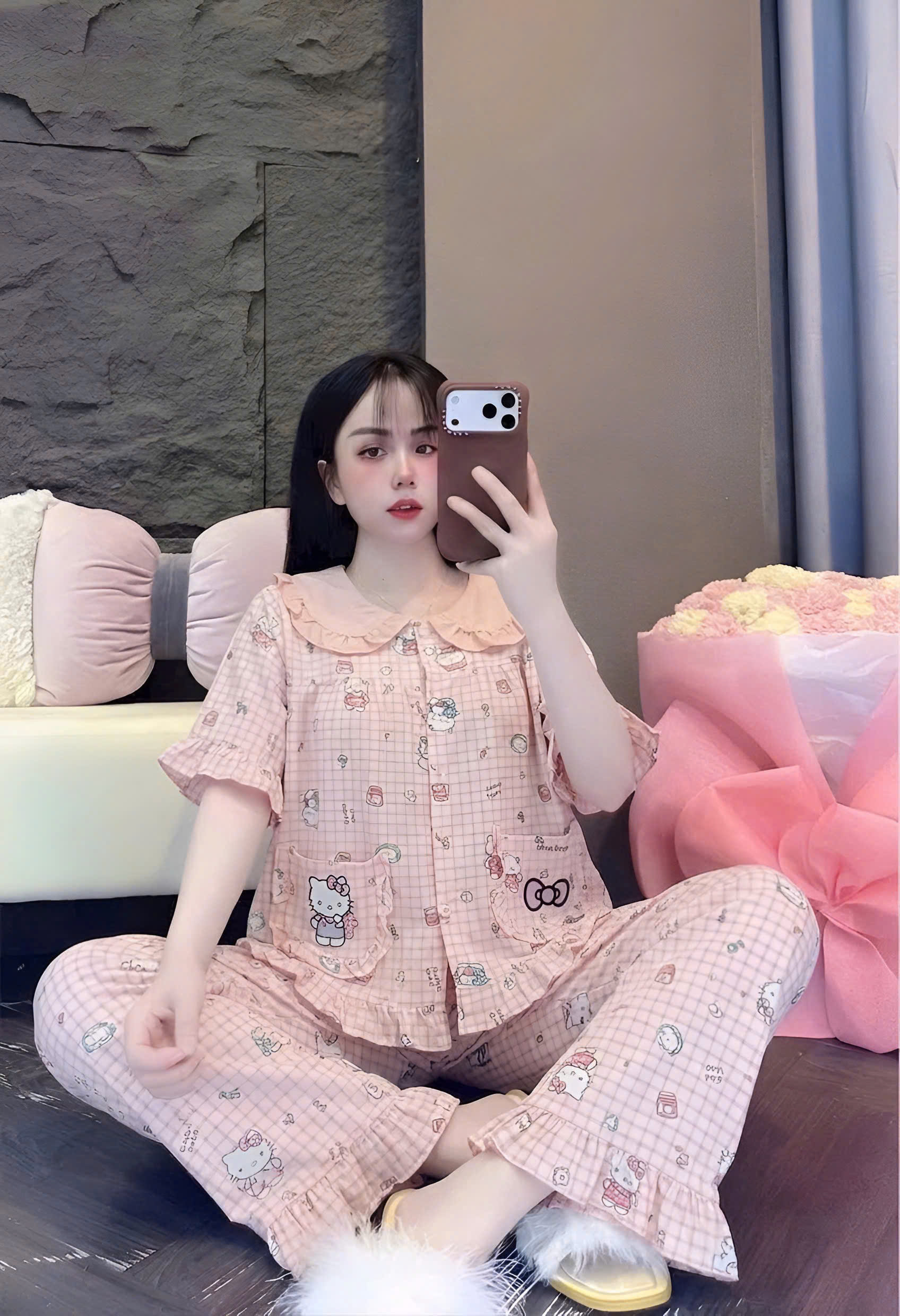 15 mẫu tay ngắn lụa đũi mềm dể thương