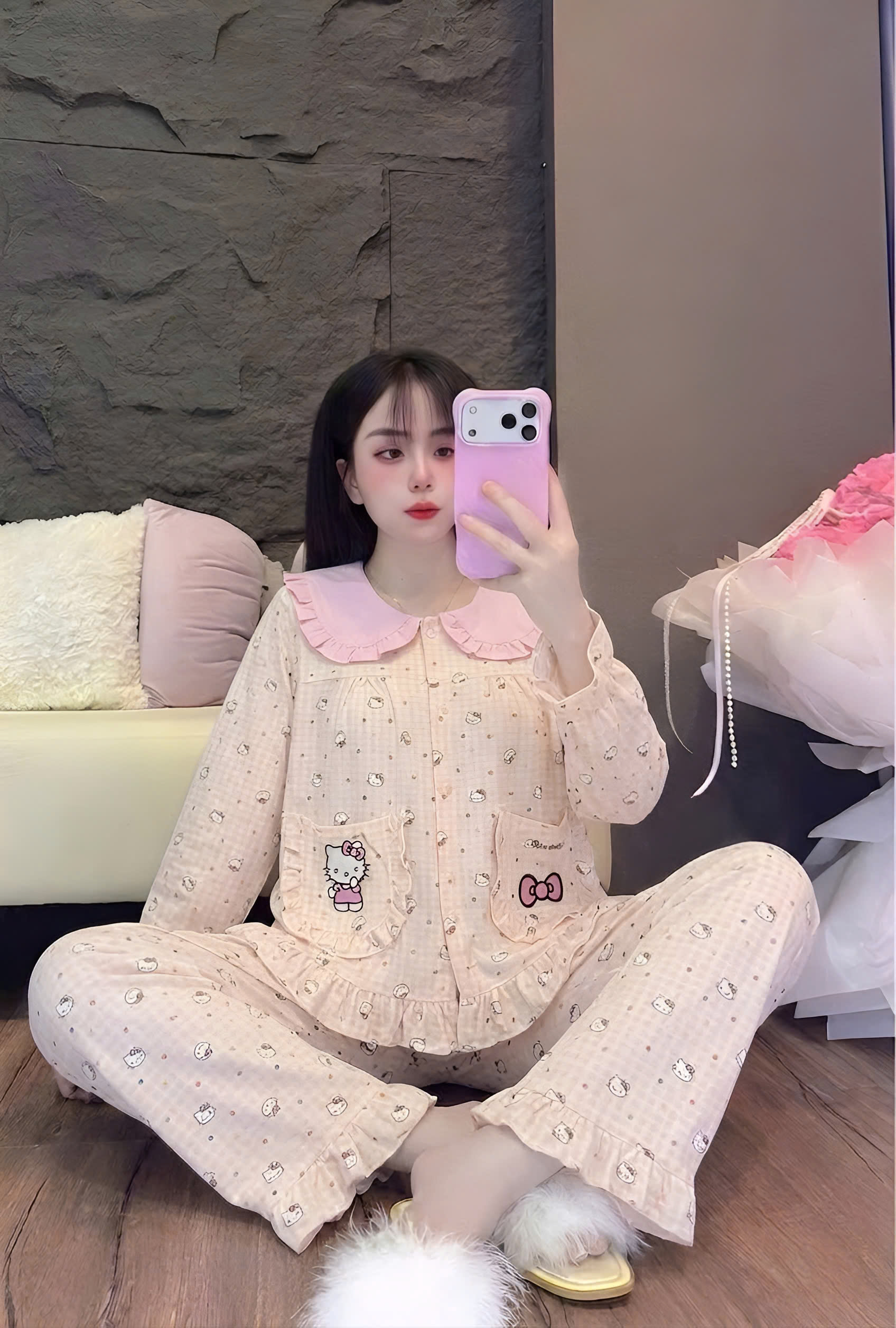 19 mẫu tay dài lụa đũi mềm dể thương