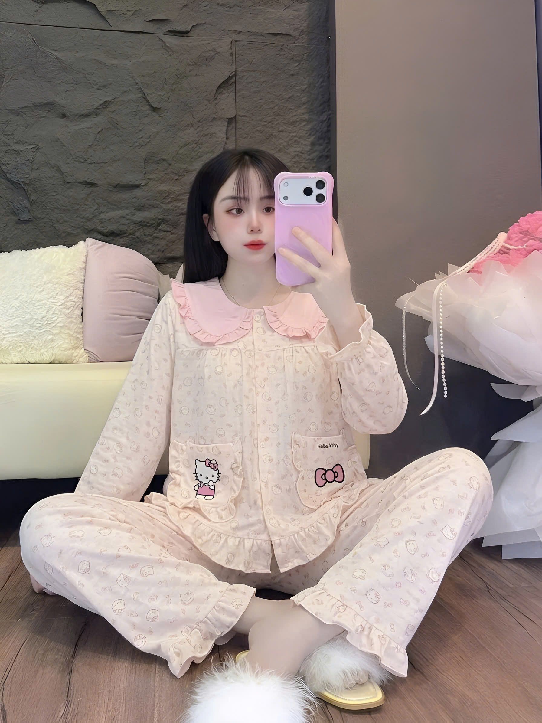 19 mẫu tay dài lụa đũi mềm dể thương