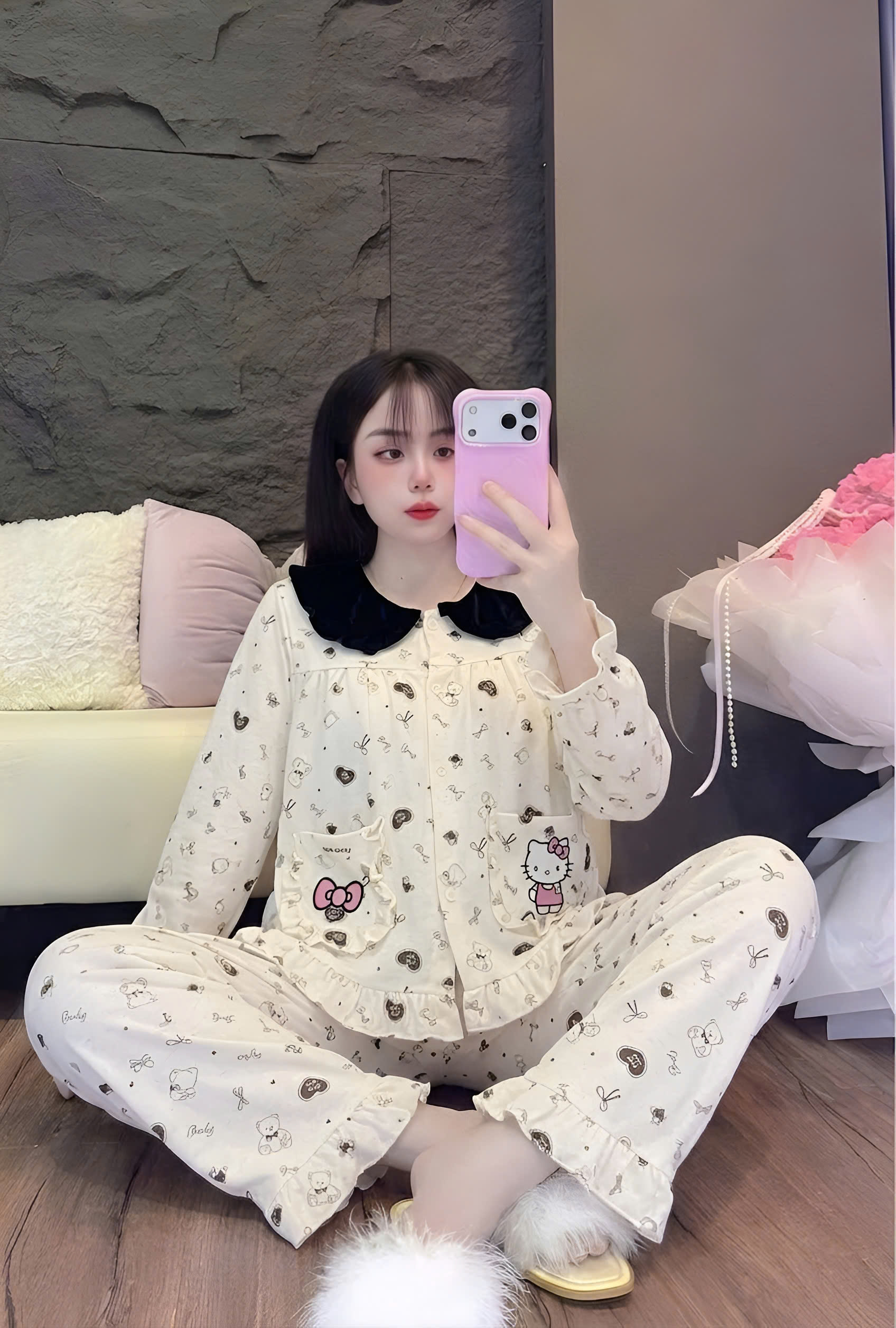 19 mẫu tay dài lụa đũi mềm dể thương