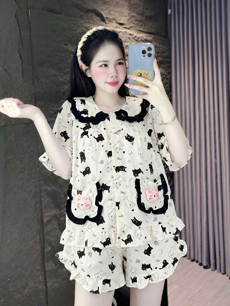 10 mẫu đùi lụa đũi mềm có gắn gấu