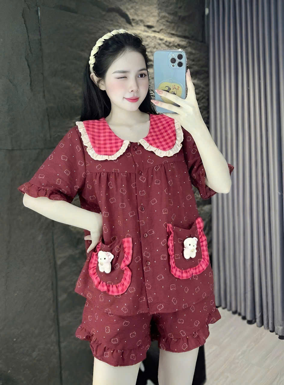 13 mẫu đùi lụa đũi mềm gắn gấu