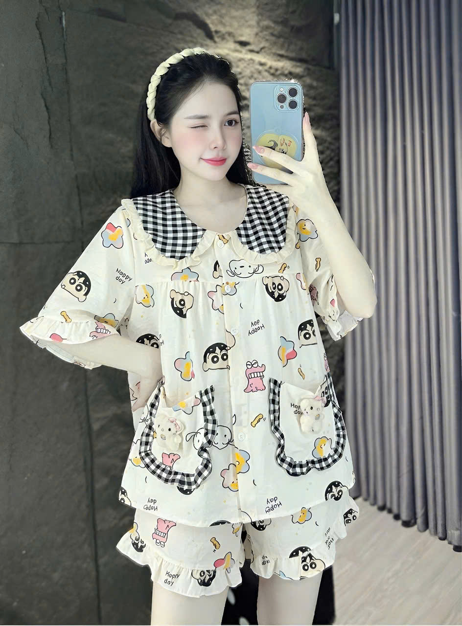 13 mẫu đùi lụa đũi mềm gắn gấu