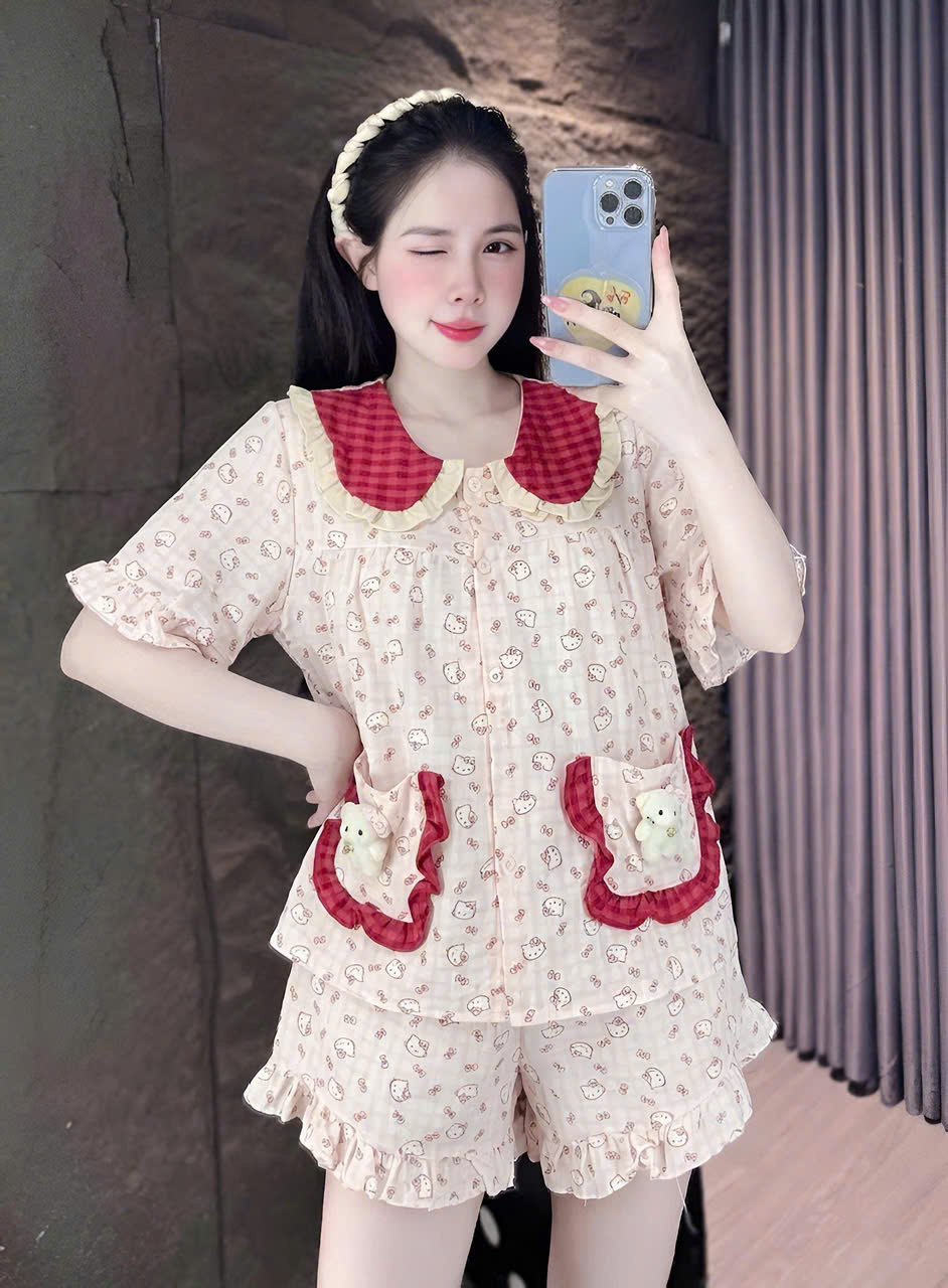 13 mẫu đùi lụa đũi mềm gắn gấu