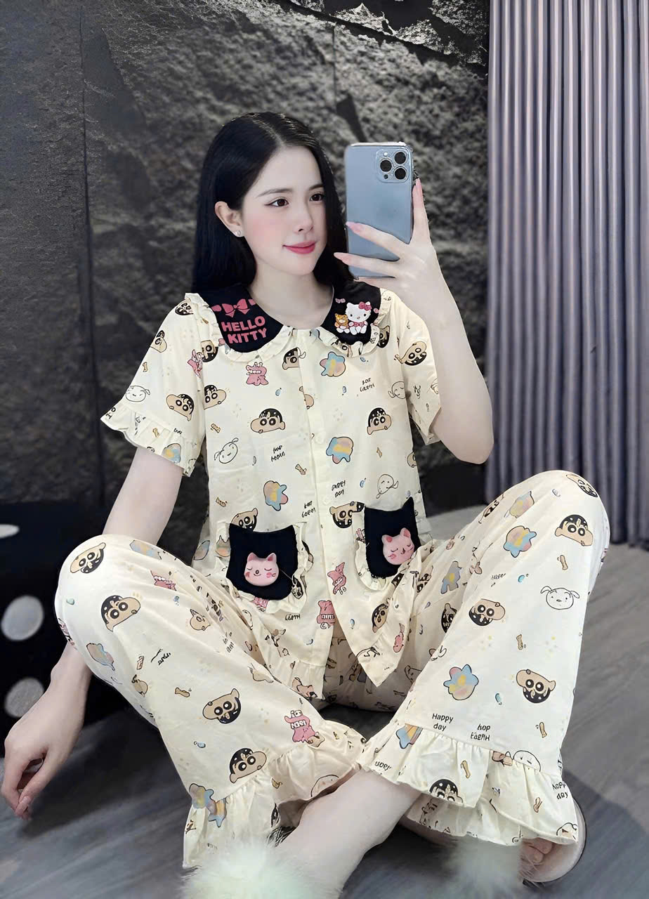 12 mẫu tay ngắn lụa đũi mềm