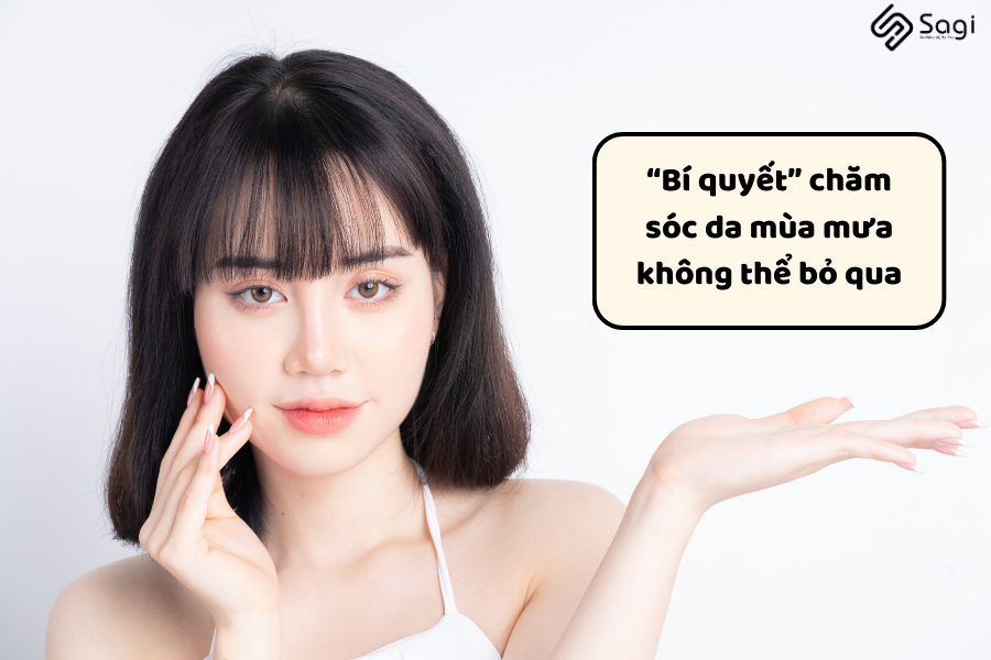 “Bí quyết” chăm sóc da mùa mưa không thể bỏ qua