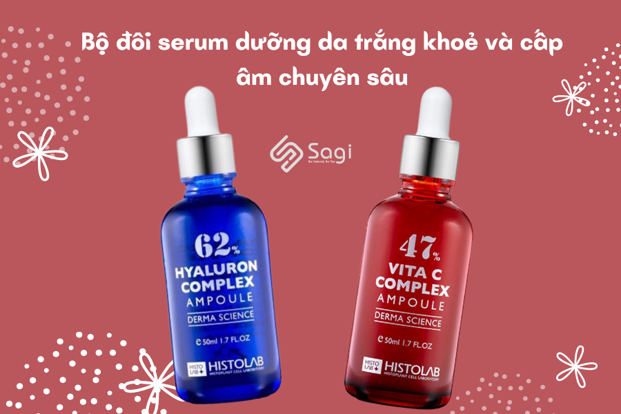 Bộ đôi serum dưỡng da trắng khoẻ và cấp ẩm chuyên sâu