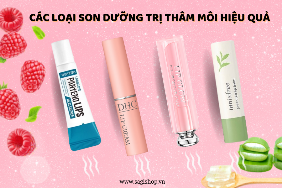 Gợi ý các loại son dưỡng trị thâm môi hiệu quả