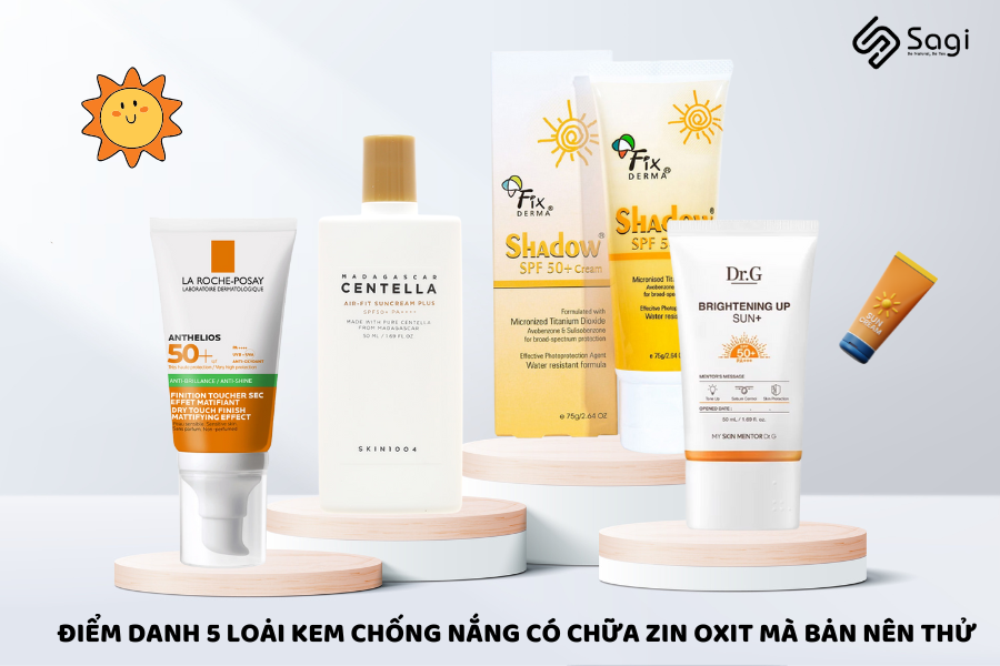 Điểm danh 5 kem chống nắng có chứa Zinc Oxide bạn nên dùng thử