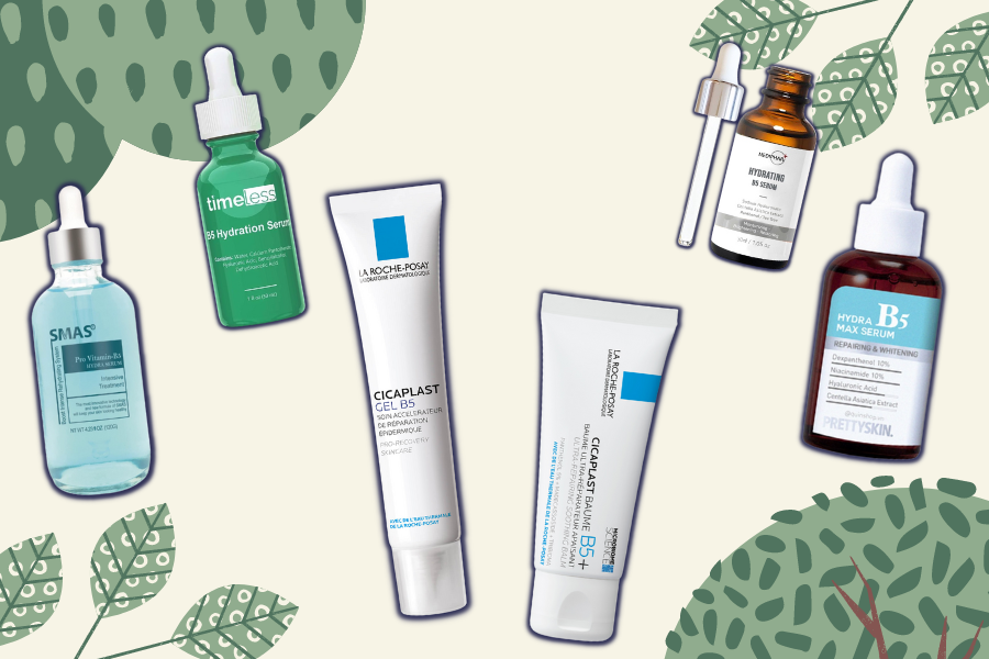 Điểm danh một số sản phẩm B5 đình đám thuốc bổ cho làn da bị tổn thương