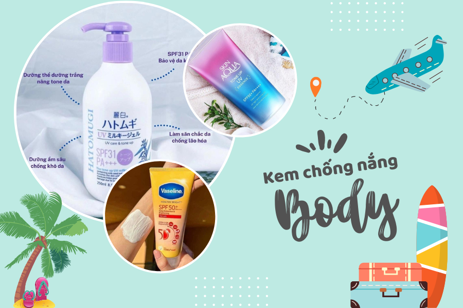5 loại kem chống nắng body đi biển mà nàng nên sắm cho mùa hè này