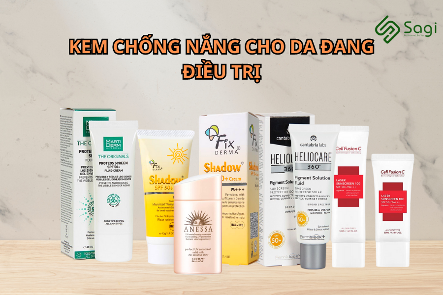 KHI DA ĐANG ĐIỀU TRỊ THÌ NÊN SỬ DỤNG KEM CHỐNG NẮNG NÀO ?