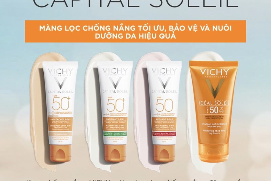 TOP 3 KEM CHỐNG NẮNG VICHY “ĐÁNH BAY” NẮNG GẮT NGÀY HÈ