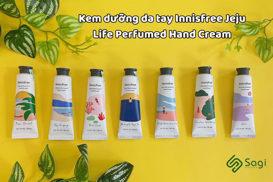 Kem Dưỡng Tay Innisfree Jeju Life Perfumed : mùi hương đa dạng, tinh tế, quyến rũ